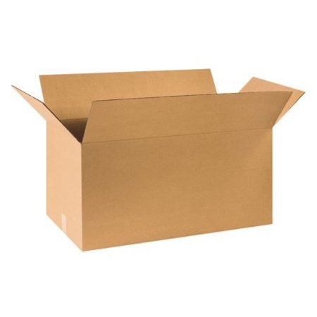 BOX PACKAGING Long Cardboard Corrugated Boxes, 40"L x 14"W x 14"H, Kraft 401414